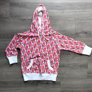 B.B. Jeans Girls Colorful Hoodie Size M NWT